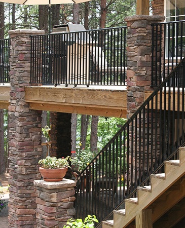 Cultured Stone is easy to install and a fraction of the cost of natural stone.